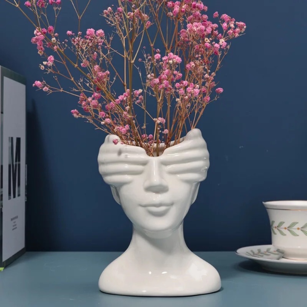 Women Ceramic Vase Sculpture